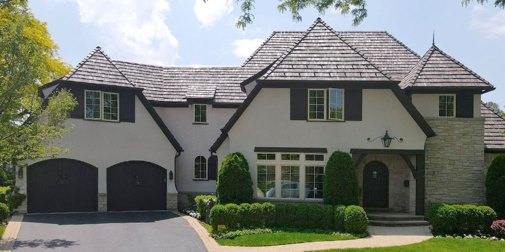 Synthetic Cedar Shake Brava Roof in Chicago l4