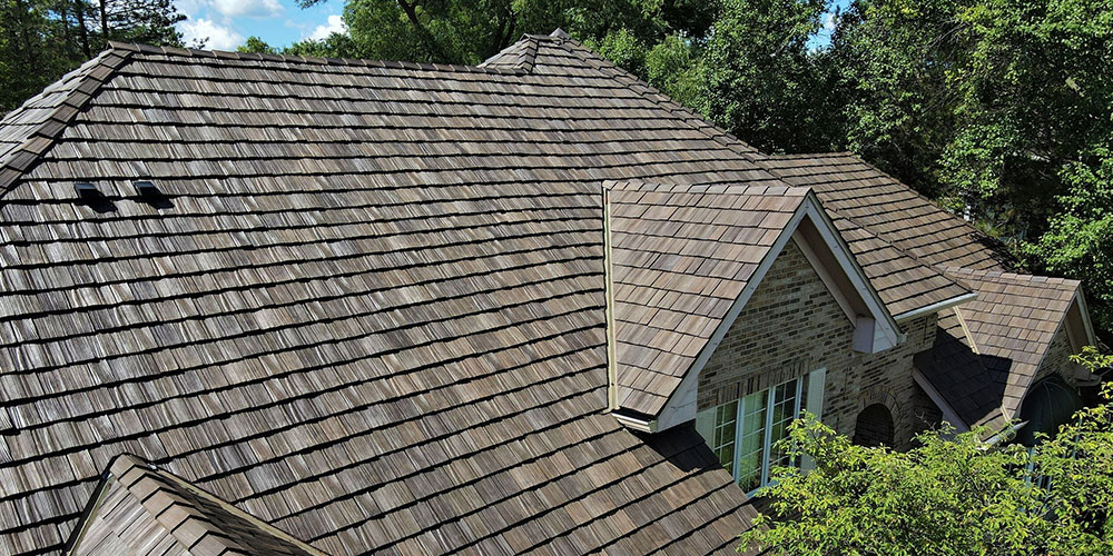 Synthetic Cedar Shake Brava Roof  in Chicago  l9