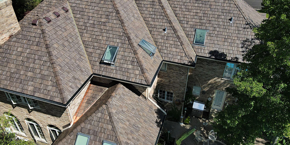 Synthetic Cedar Shake Brava Roof  in Chicago  l10