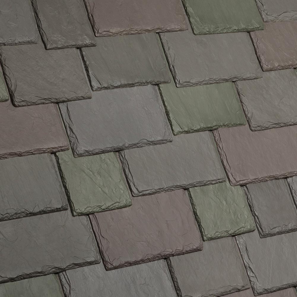 Weathered Green davinci multi slate roof, DaVinci Synthetic Slate Roofing in Chicago