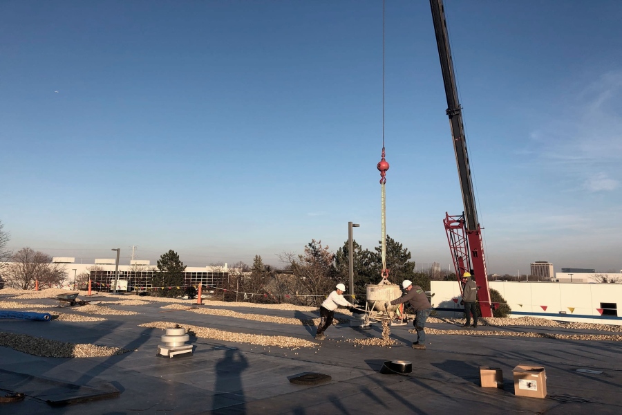 Commercial Multi Family EPDM Flat Roof Replacement in Highland Park, Roof in Chicago